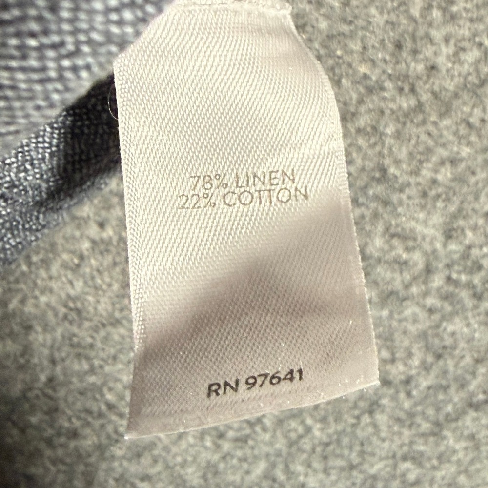 Pure Jill Womens Gray Linen Cotton Blend Drawstring Relaxed Pants XS Petite - Picture 6 of 10